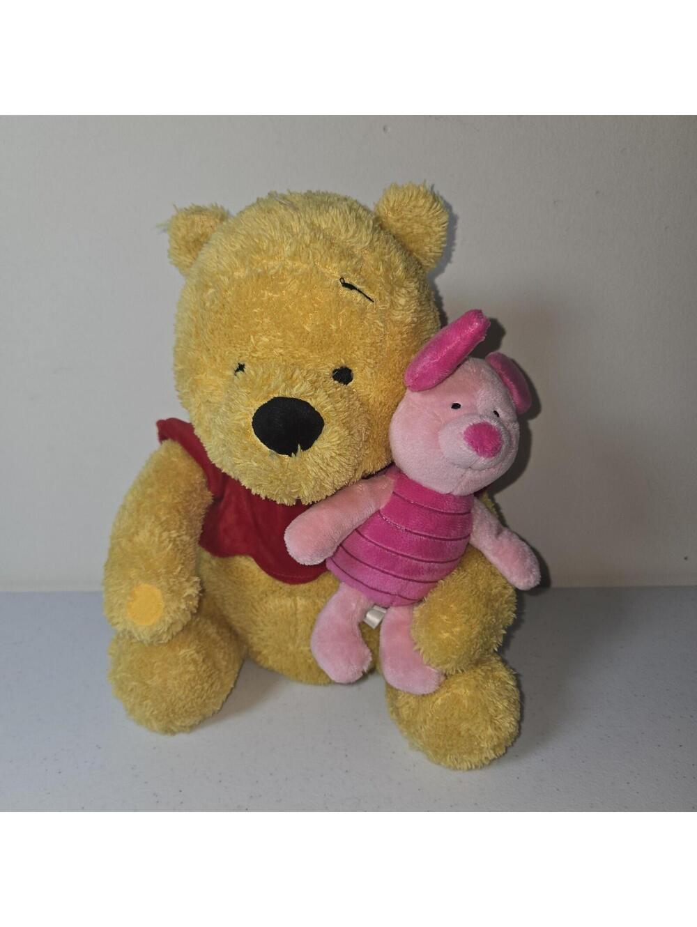 Hallmark Disney Winnie The Pooh & Piglet 11" Plush Stuffed Animal Toy